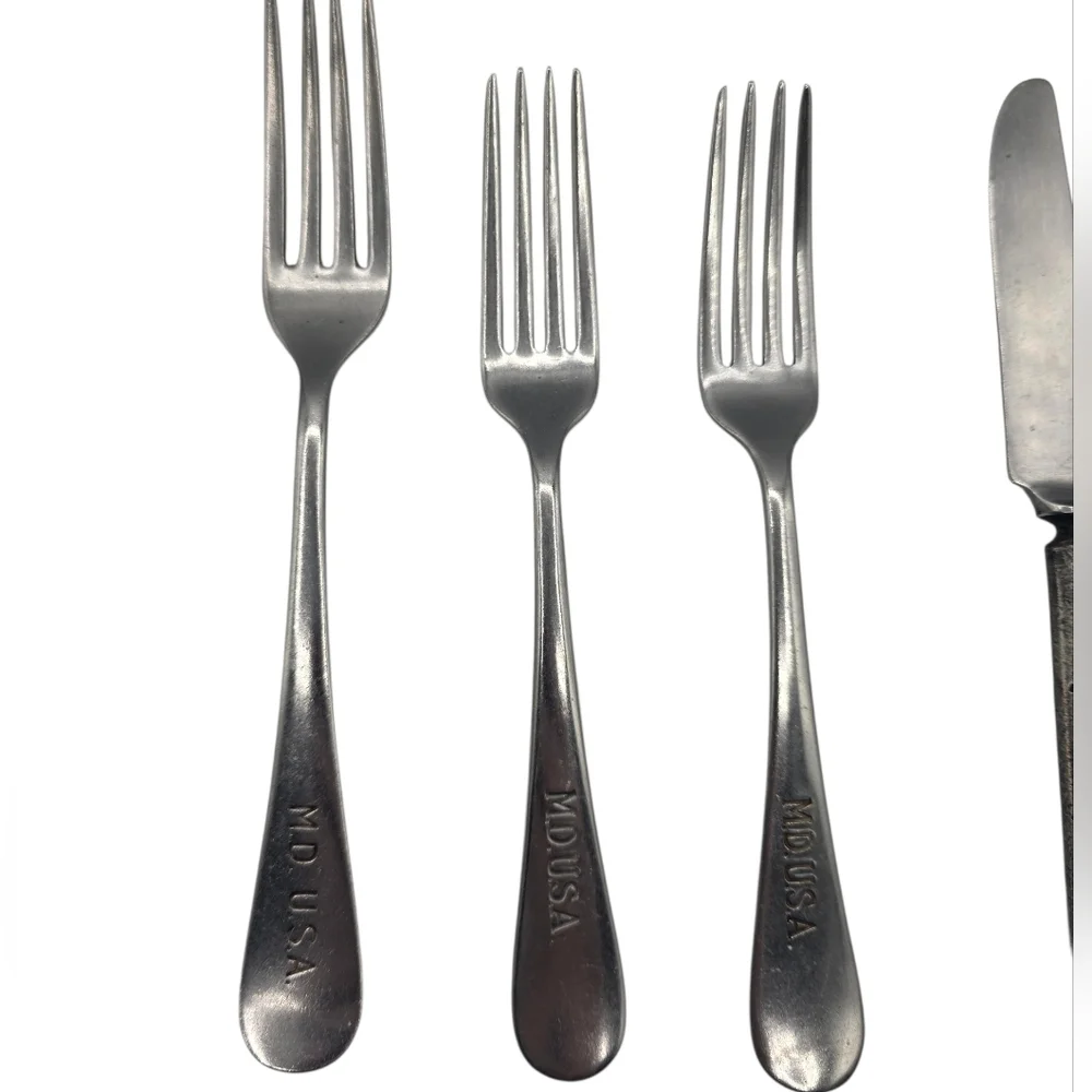 MD USA Military Medical Fork By WALLCO STAINLESS Forks Collectable